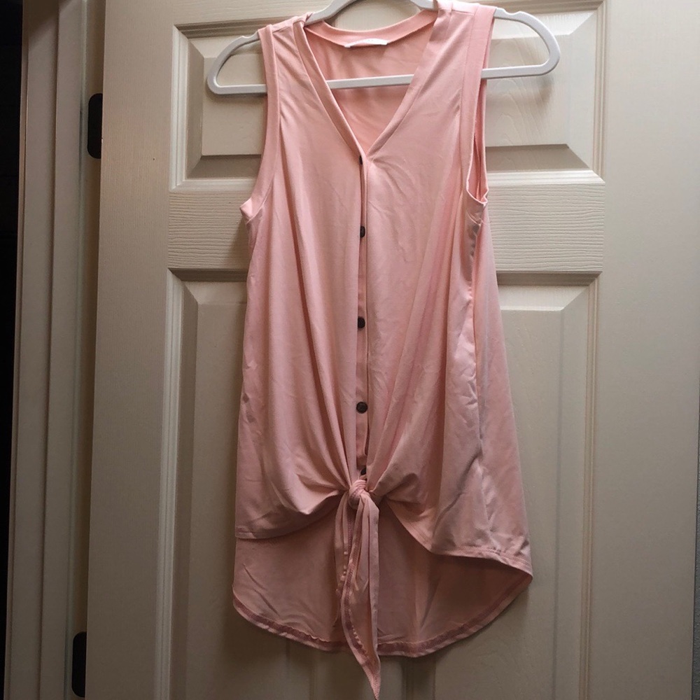 Blush sleeveless top - Picture 1 of 2